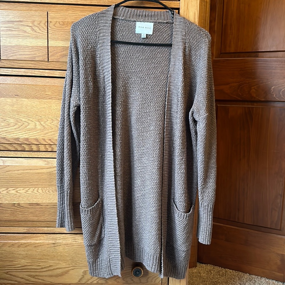 Brown Cardigan with pockets